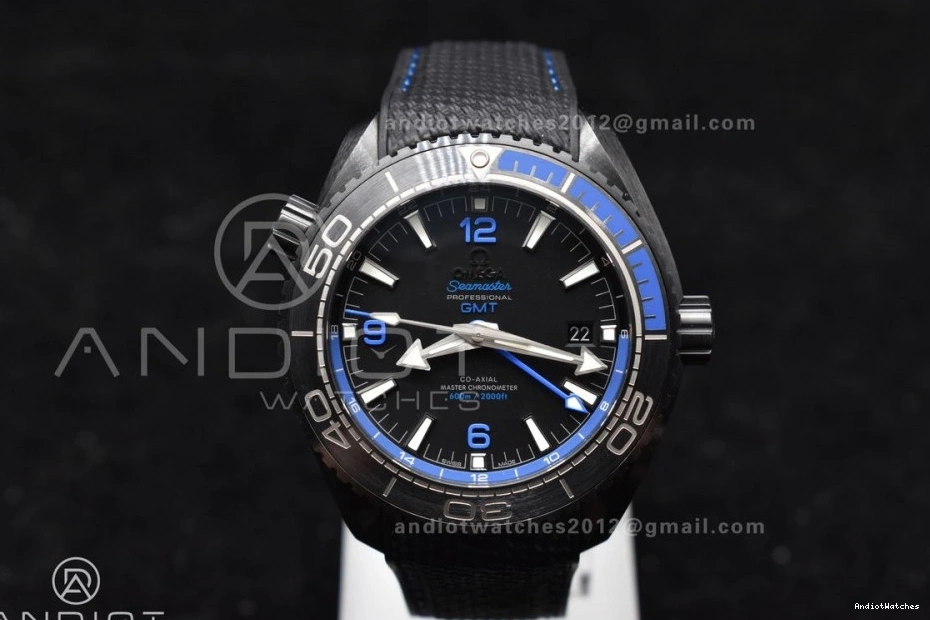 on Real 1023 Edition VSF Super 1:1 Ocean Best Black Strap Planet A8906 Black Blue Deep Clone Ceramic 45.5mm Nylon HighQuality 1231